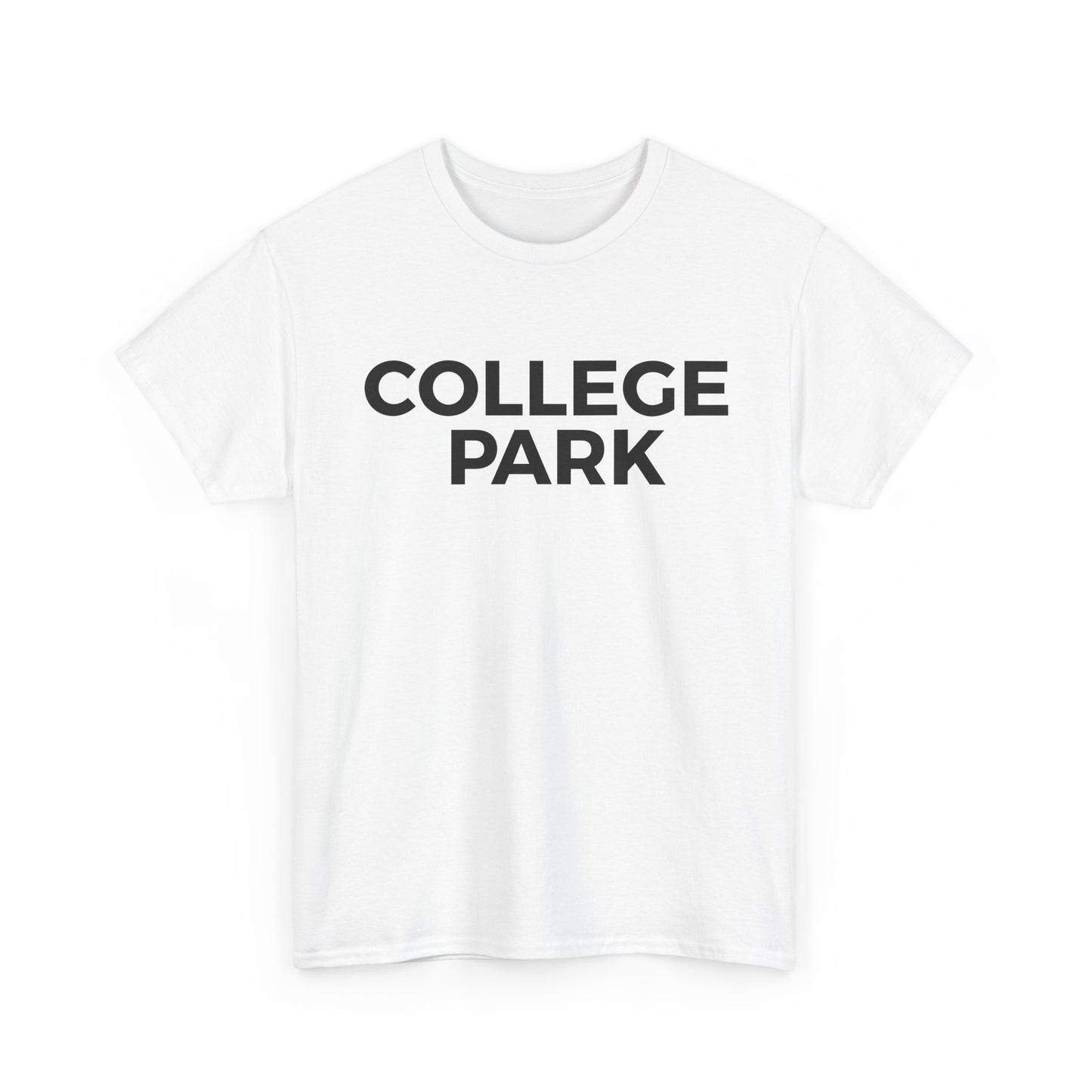 College Park Unisex Heavy Cotton Tee - Comfortable Casual Wear