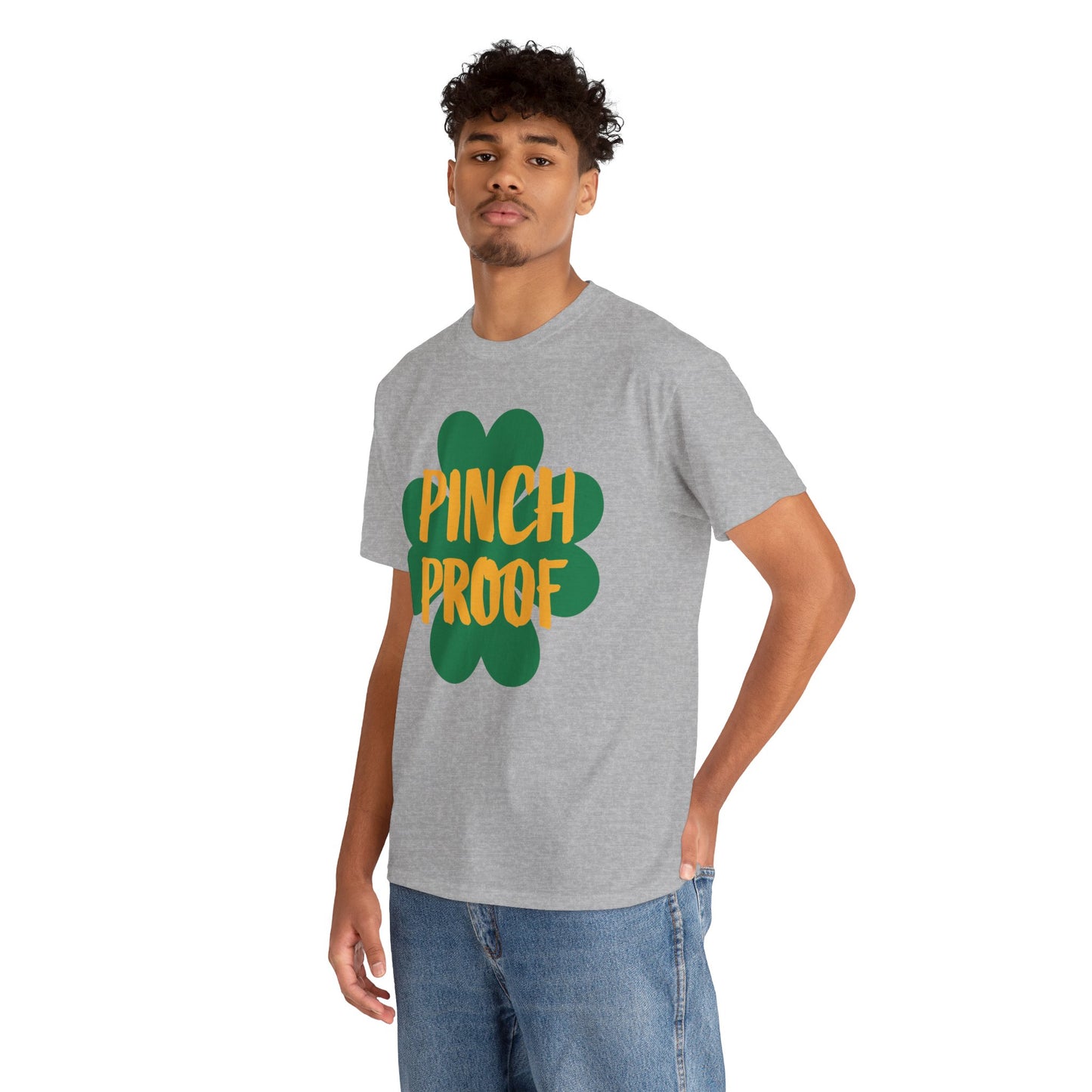 St. Patrick's Day Tee, Pinch Proof Unisex Cotton Shirt, Shamrock Graphic Tee, Fun Holiday Apparel, Cool Gift Idea