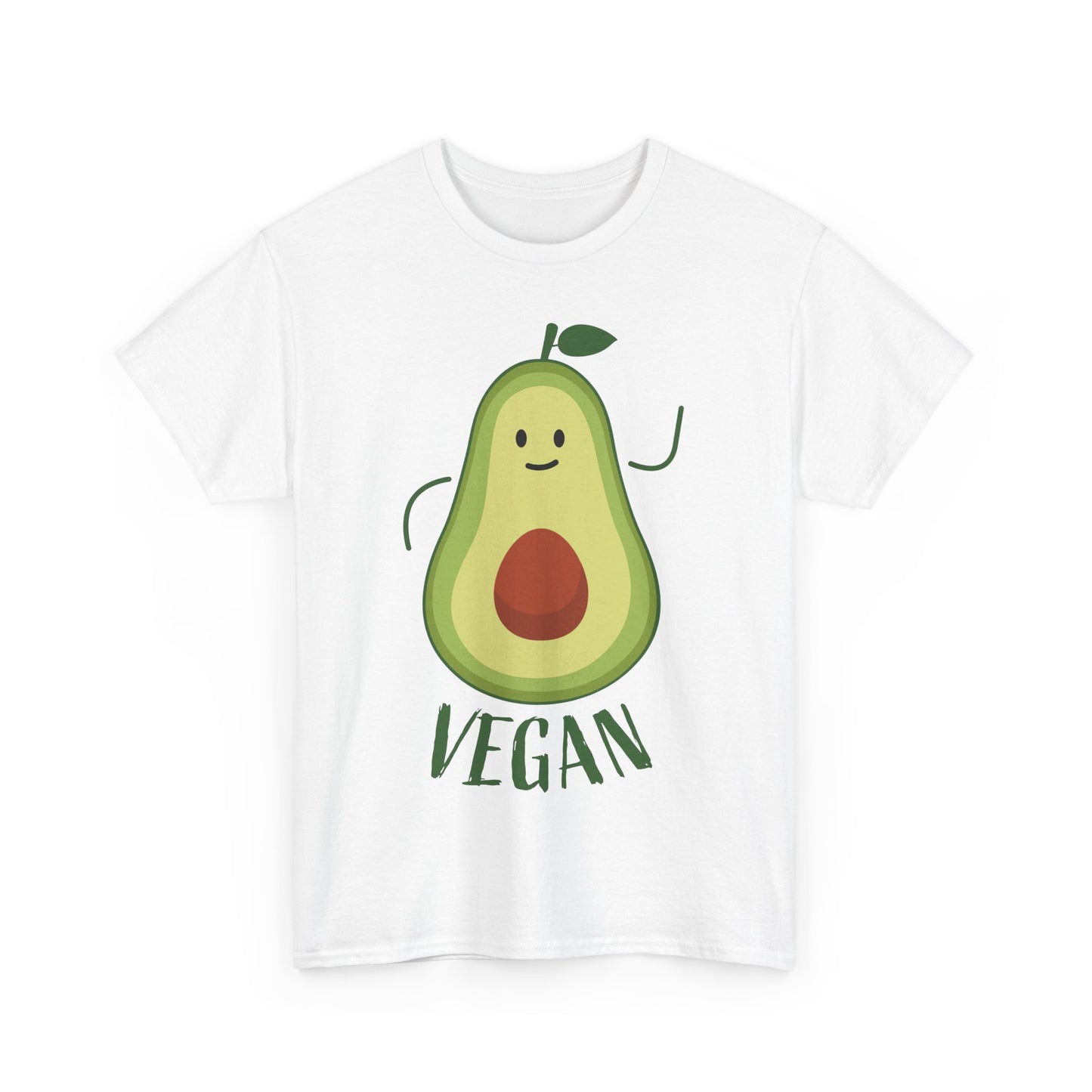Cute Vegan Avocado Tee, Unisex T-Shirt, Plant-Based Lifestyle Shirt, Gifts for Vegans, Eco-Friendly Apparel