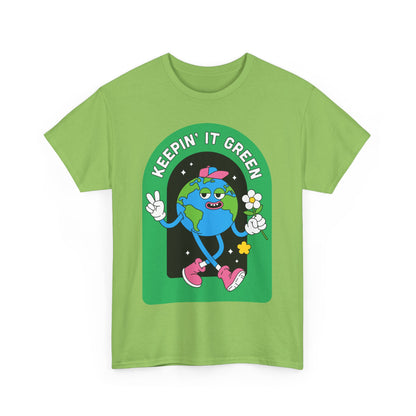 Eco-Friendly Unisex Tee - Keepin' it Green, Casual Wear, Environmentally Conscious Fashion, Gift for Eco Warriors, Everyday Comfort