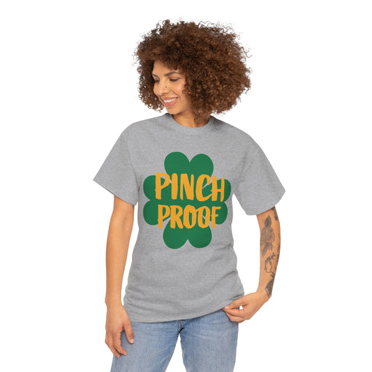 St. Patrick's Day Tee, Pinch Proof Unisex Cotton Shirt, Shamrock Graphic Tee, Fun Holiday Apparel, Cool Gift Idea