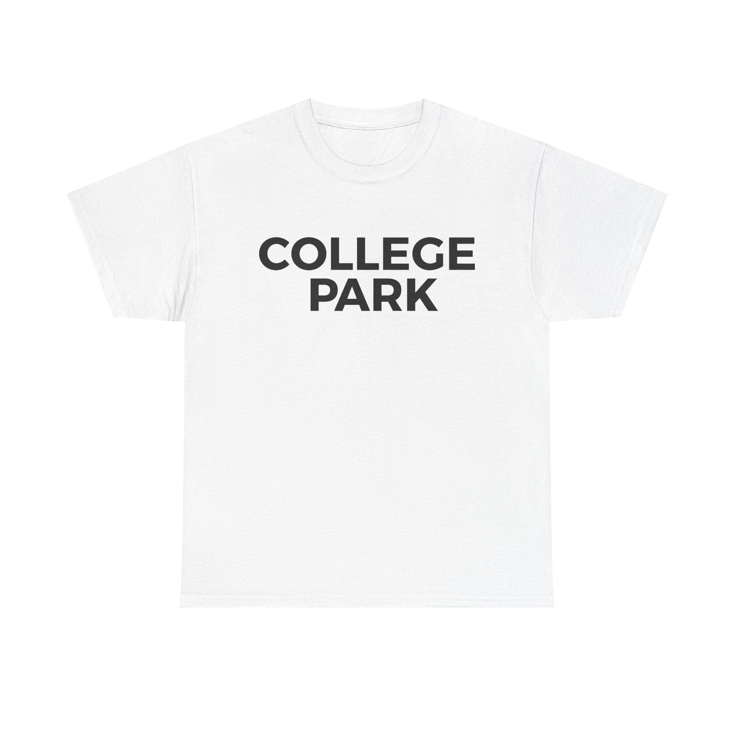 College Park Unisex Heavy Cotton Tee - Comfortable Casual Wear
