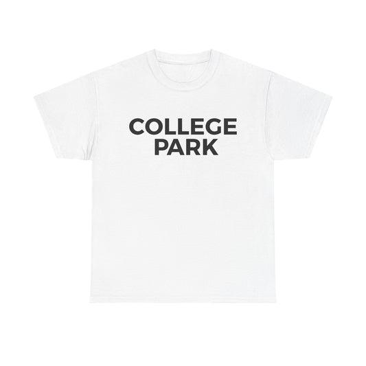 College Park Unisex Heavy Cotton Tee - Comfortable Casual Wear